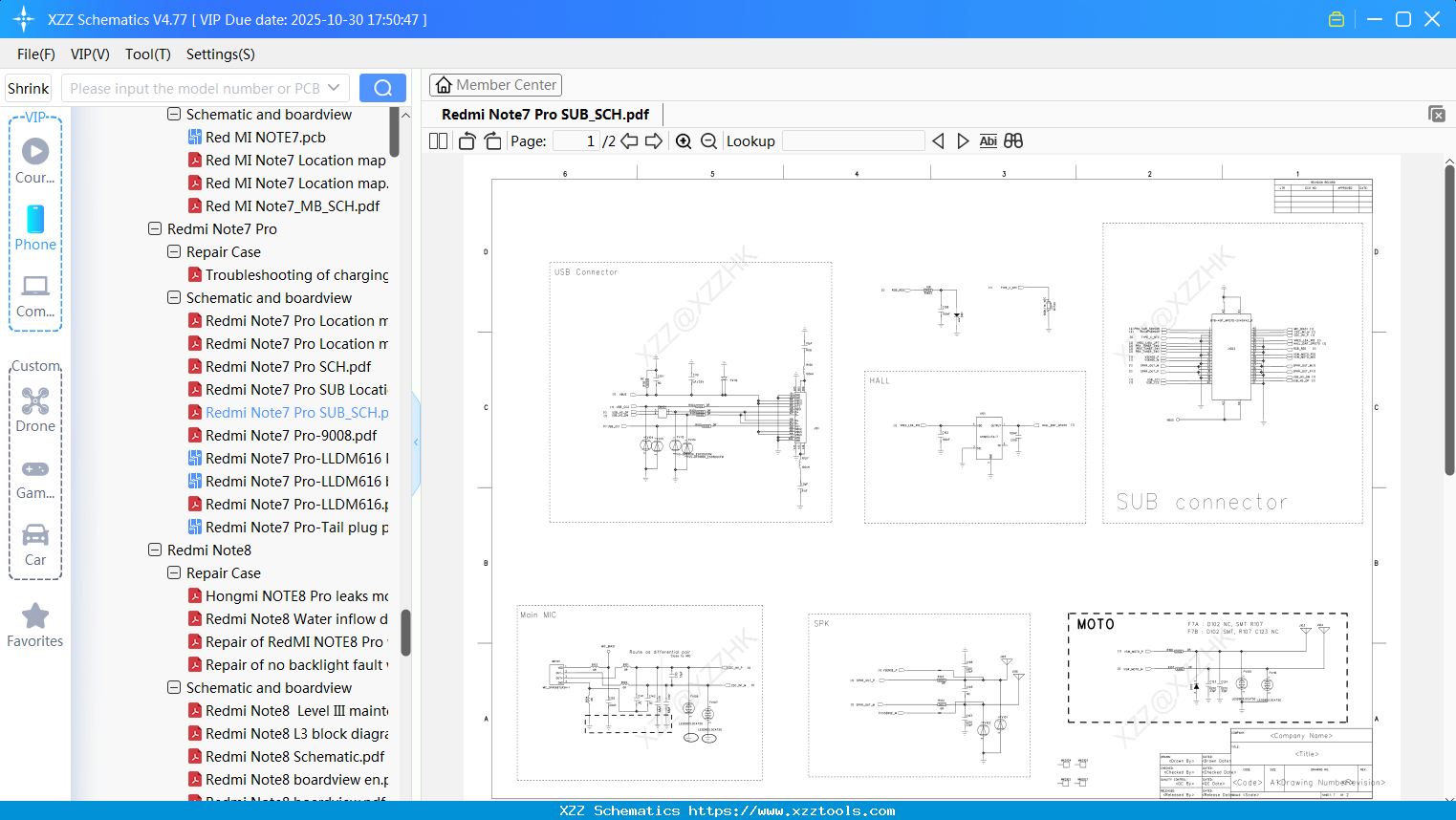 Xiaomi Redmi Note7 Pro SUB_SCH